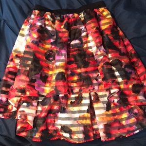 Quirky, high low party skirt